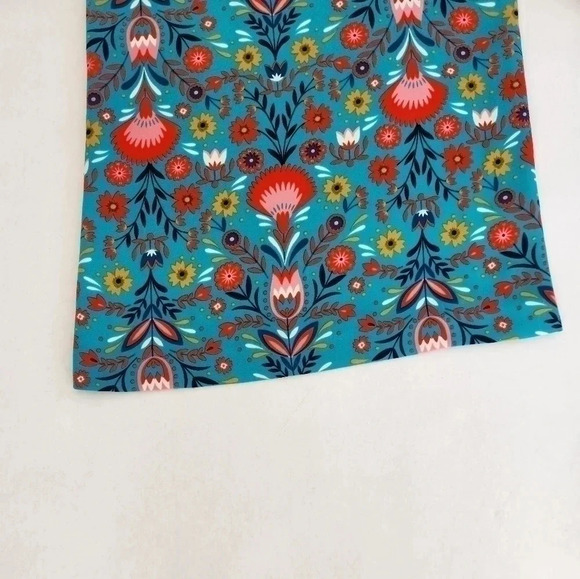 || BODEN || crop, wide legged pants, floral, zip closure, size 14 - Picture 5 of 7